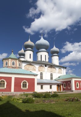 Tihvin varsayım manastır, bir Rus Ortodoks (Tihvin, Saint Petersburg region, Rusya Federasyonu