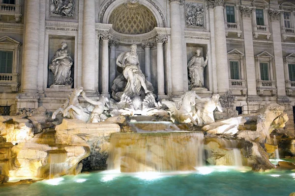 Trevi fontein in Rome - Italië. Fontana di Trevi — Stockfoto