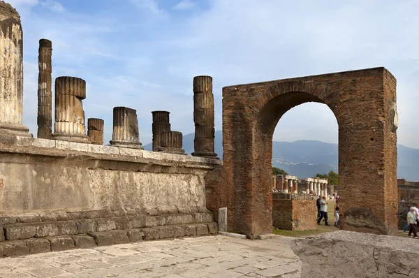 Itálie. Pompeiovy ruiny. — Stock fotografie