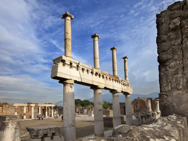 Itálie. Pompeiovy ruiny. — Stock fotografie