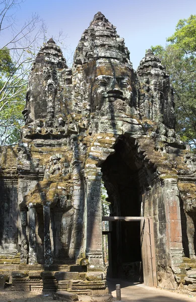 Puerta norte Angkor Thom, Siem Reap, Camboya —  Fotos de Stock