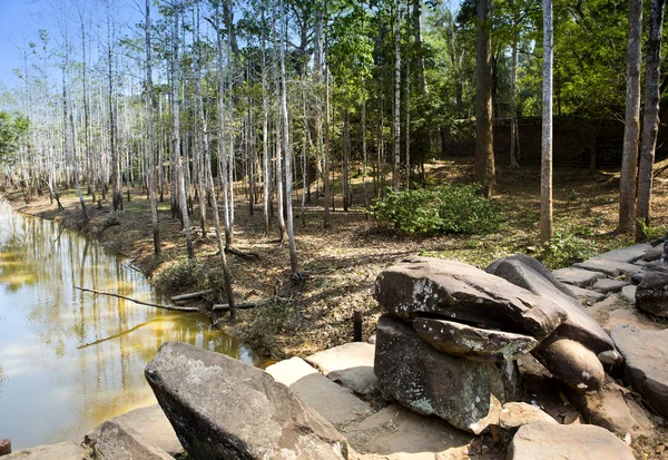 Near north gate Angkor Thom, Siem Reap, Cambodge — Photo