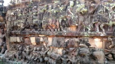 Angkor Thom, Teras fil, Siem Reap, Kamboçya