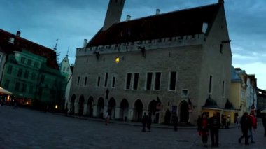 Belediye Meydanı eski şehirde, Tallinn, Estonya