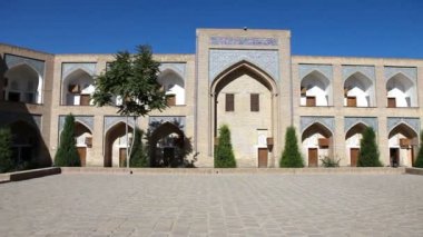 eski medrese avlu. Özbekistan. Hiva.