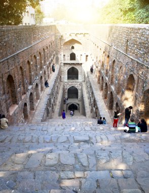 bir eski iyi Agrasen ki BAOLI, iddia edilen 12. yüzyıl kalıntıları. Hindistan. Delhi 