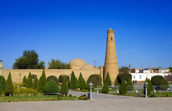 Uzbekistán. Khiva. Ulice starého města — Stock fotografie