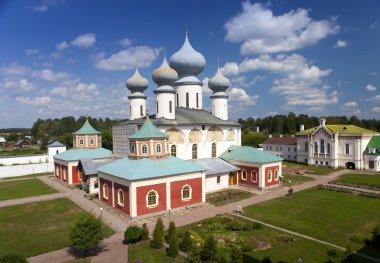 Tihvin varsayım manastır, bir Rus Ortodoks (Tihvin, Saint Petersburg region, Rusya Federasyonu)