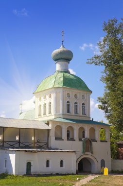 Tihvin varsayım manastır, bir Rus Ortodoks (Tihvin, Saint Petersburg region, Rusya Federasyonu)