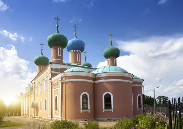 Tikhvin Assumption Monastery, a Russian Orthodox, (Tihvin, Saint Petersburg region, Russia) — Stock Photo, Image