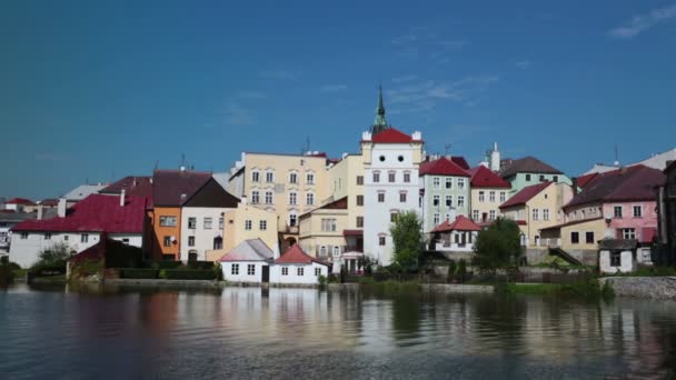 Jindrichuv Hradec en Bohemia Meridional, República Checa — Vídeo de stock