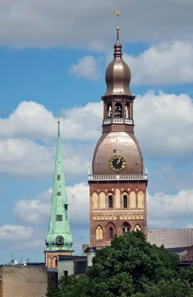 Catedral Evangélica Luterana Riga Riga Letonia —  Fotos de Stock