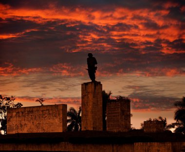 Cuba. Santa Clara. Monument Che Guevara clipart