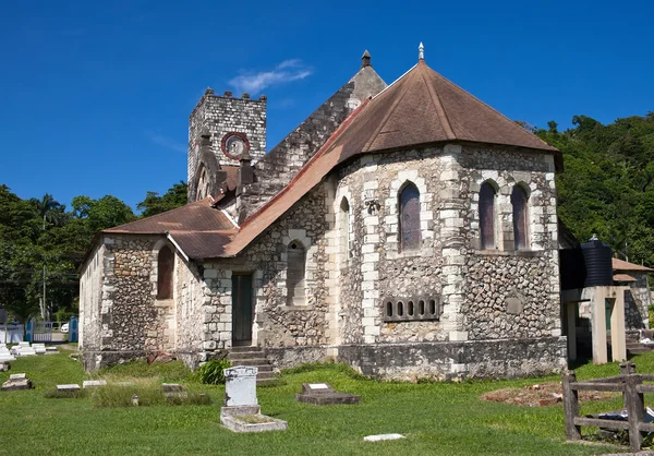 Forntida kolonialkyrka. Jamaica — Stockfoto