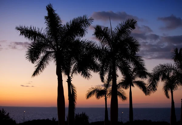 Pôr do sol sobre o mar. Cuba — Fotografia de Stock