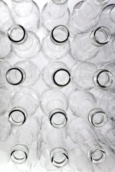 Lege glazen flessen — Stockfoto