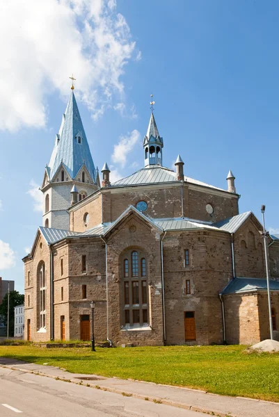 나르바, 에스토니아에 있는 알렉산더의 루터 교회 — 스톡 사진