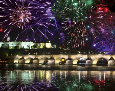 Festival Selam Karlov Bridge, Prague, Çek Cumhuriyeti