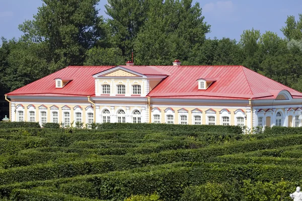 Obraz domu. Oranienbaum (Lomonosov). Dolní park — Stock fotografie