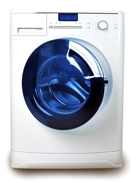 The washing machine on a white backgroun — Stock Photo, Image