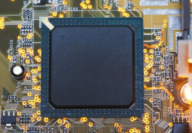 Elektronik microcircuit ve miniyonga