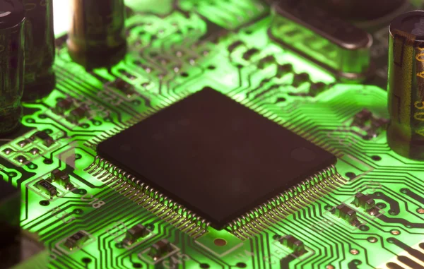 마이크로 전자 회로 마이크로 칩 — 스톡 사진