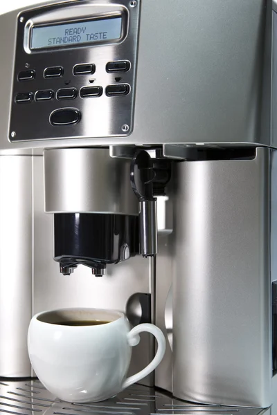 Coffee maker and cup — Stock Photo, Image