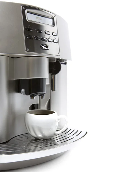 Koffiezetapparaat en beker — Stockfoto