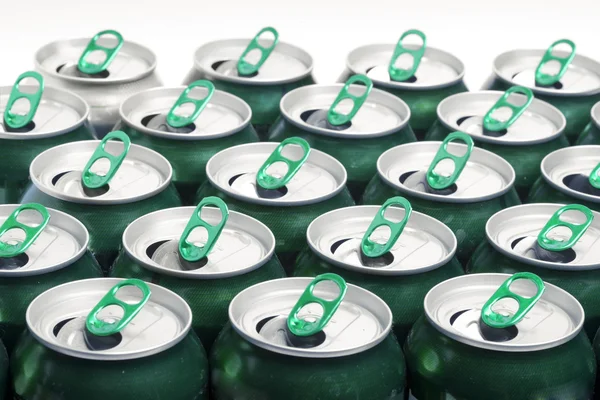 Empty beer aluminum cans — Stock Photo, Image