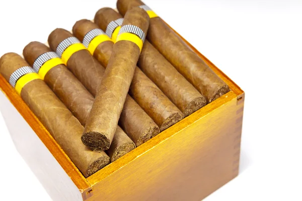 Die kubanischen Zigarren, handverrückt — Stockfoto