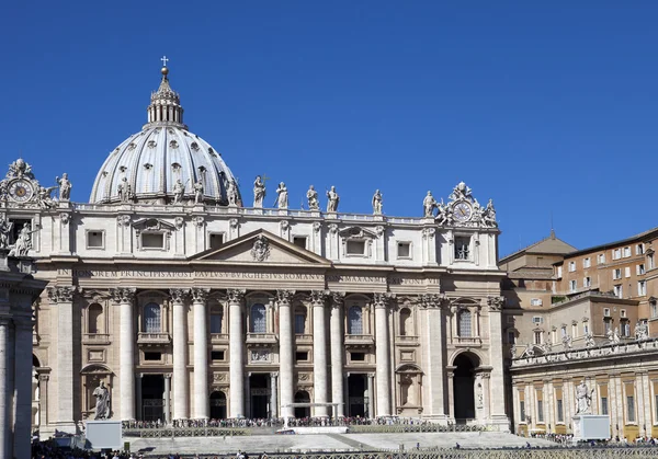 Vaticano. A área antes da Catedral de São Pedro — Fotografia de Stock