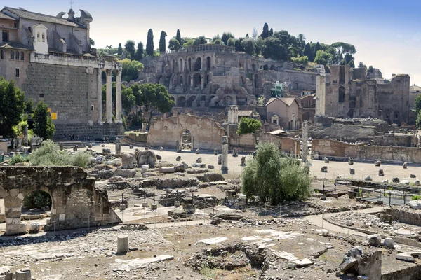 意大利。罗马。一个论坛的废墟 — 图库照片