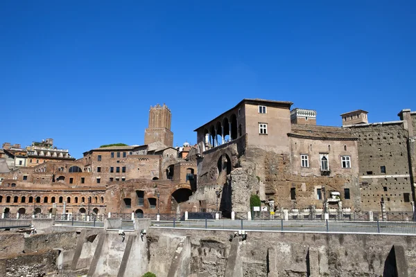 İtalya. Roma. trajan Forumu kalıntıları — Stok fotoğraf