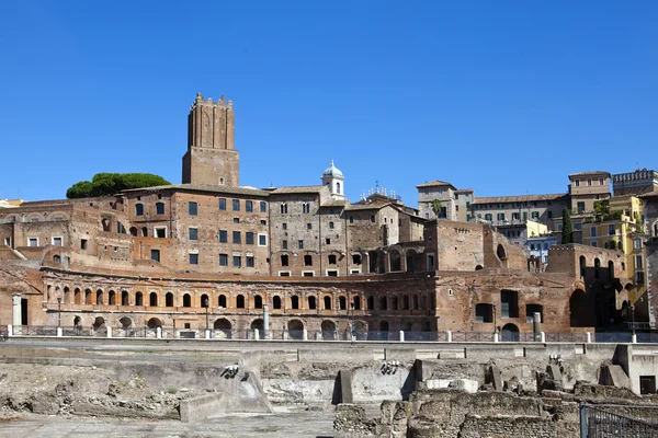 Itália. Roma. Ruínas de um fórum de Trajano — Fotografia de Stock