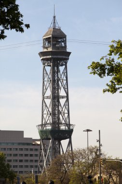 transbordador aeri del Port port-teleferik. Barcelona