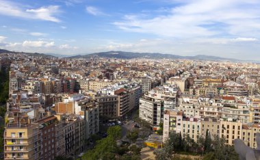 Barcelona 'nın hava görüntüsü
