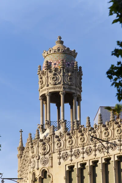 Casa lleo morera - das antike gebäude in barcelona — Stockfoto