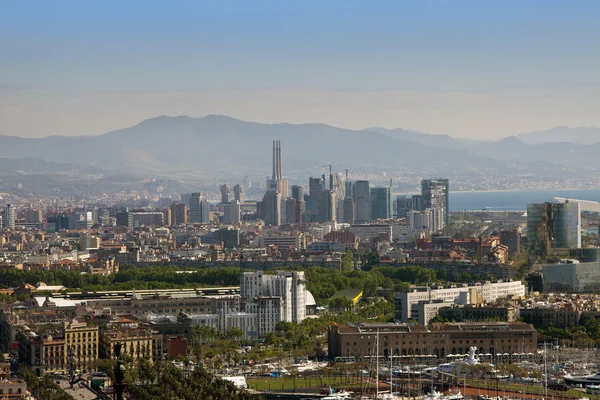 Vista aérea de Barcelona — Fotografia de Stock