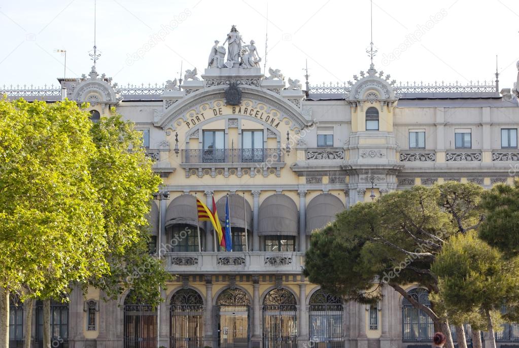 Spain. Barcelona port authority building