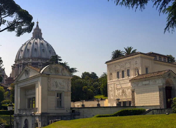 Logia casino Pío IV en los Jardines del Vaticano, Roma, Italia —  Fotos de Stock