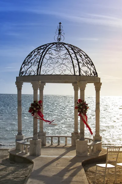 Pavilion with a view of the sea — Stock Photo, Image