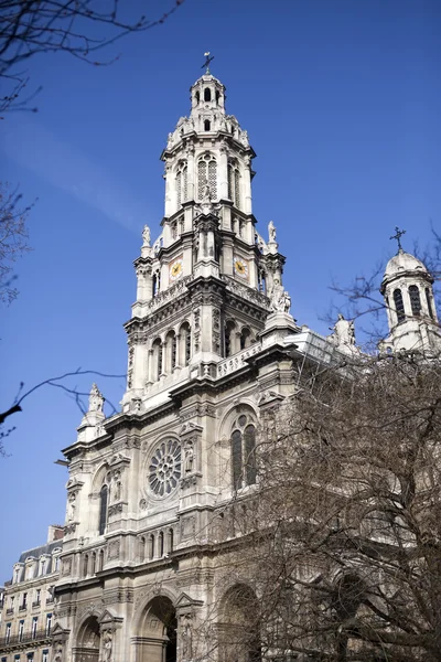 Iglesia Sainte Trinite en París. Francia — Foto de Stock