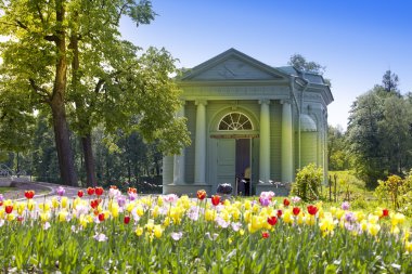 Venüs pavilion Park, 1793 yıl. Gatchina. Petersburg. Rusya.