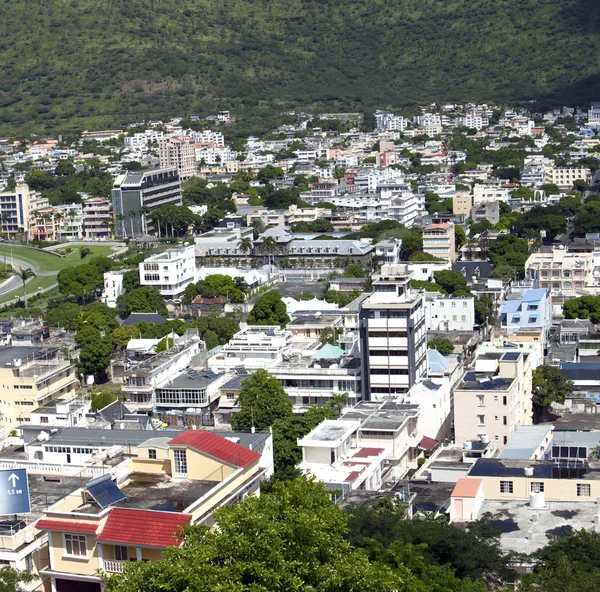 Pont d'observation dans le Fort Adélaïde sur le Port-Louis- capitale de l'île Maurice — Photo