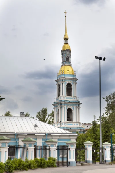 Військово-морський собор Святого Миколая. Санкт-Петербург. Росія — стокове фото