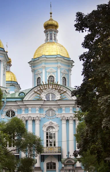 St. Nicholas Naval Cathedral . Sint-Petersburg. Rusland — Stockfoto