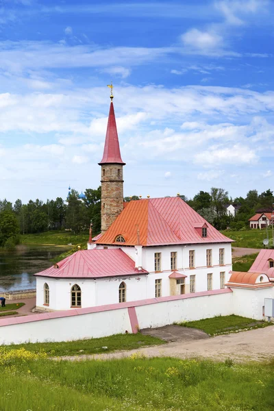 Przeorat Pałac w gatchina, Federacja Rosyjska (zbudowany w 1799) — Zdjęcie stockowe