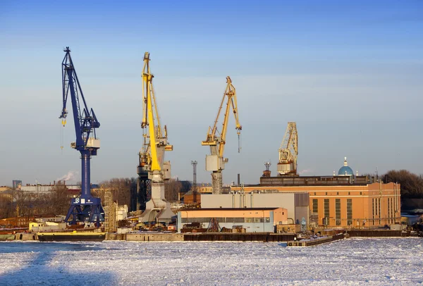 Sint-Petersburg. Zeehaven. Rusland. — Stockfoto