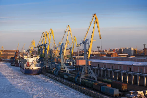St. Petersburg. Seaport. Russia. — Stock Photo, Image