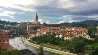 Cesky Krumlov. Bulutlar şehri.